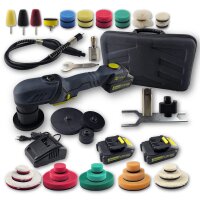 Titan TDA1212B cordless eccentric polishing machine set...