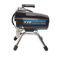 DINO-POWER X20 Airless Farbsprühgerät 1100 W...