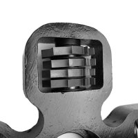 Milling head with 16 angled milling stars for the PSB1514 concrete milling machine