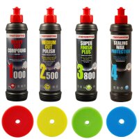 Flex Rotationspolierer PE 2-14 EC C im Menzerna Autopolitur Sealing Set