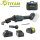 Titan Flachkopf Winkelschleifer Titan PAG721LB-Core Set + 2 Akkus