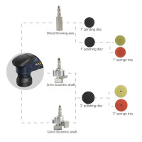 MAXXT MDMP20VX2P Mini Akku-Poliermaschine 20 V