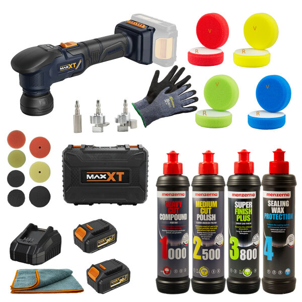 MAXXT MDMP20VX2P Mini Akku-Poliermaschine im Menzerna Set