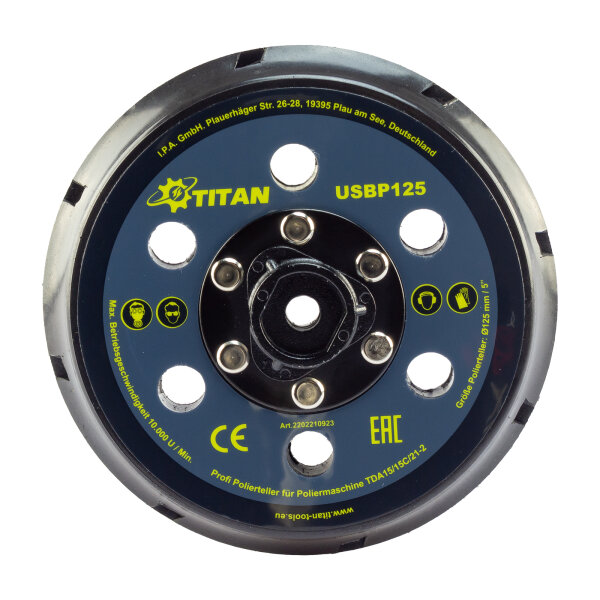 Titan TDA21II Exzenter Poliermaschine 21mm Polierhub für große Flächen