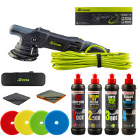 Exzenter Poliermaschine TDA21 II im Luxus Set  4 x...