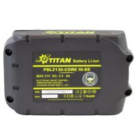 Titan battery cartridge press and tube press incl. 2x battery and fast charger